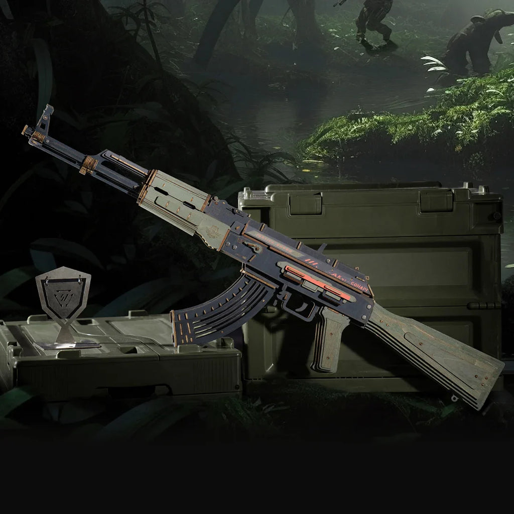 Puzzel 3D AK-47 Aanvalsgeweer-4