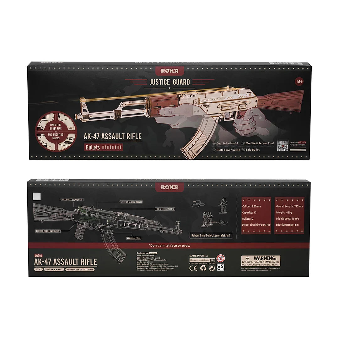 Puzzel 3D AK-47 Aanvalsgeweer-8