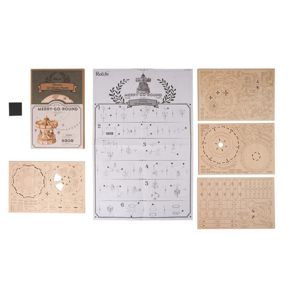 Puzzel 3D Carrousel-11