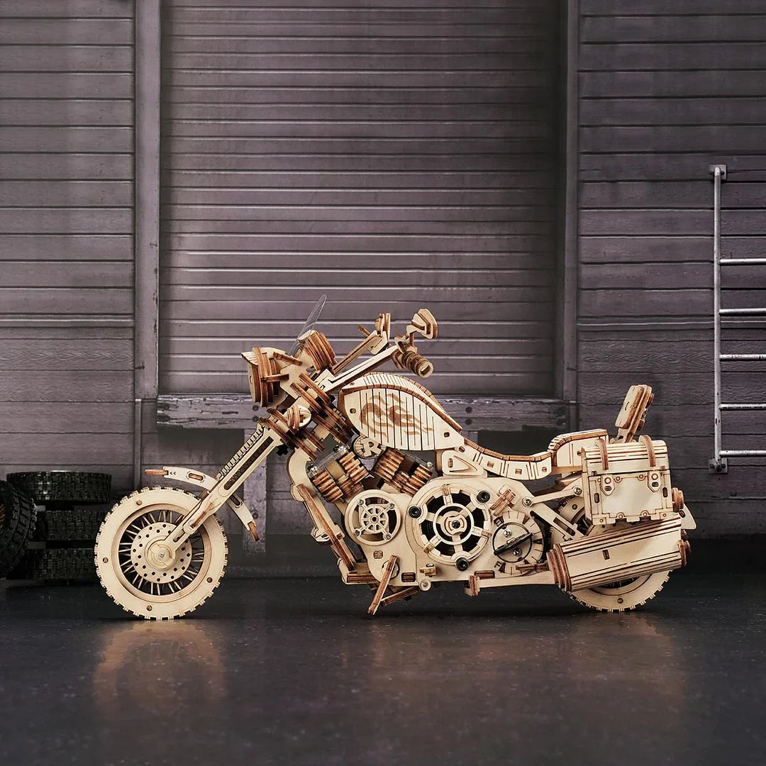 Puzzel 3D Cruiser-type motorfiets-2