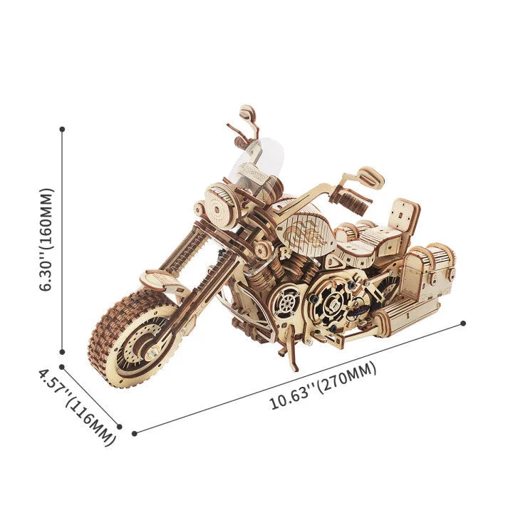 Puzzel 3D Cruiser-type motorfiets-7