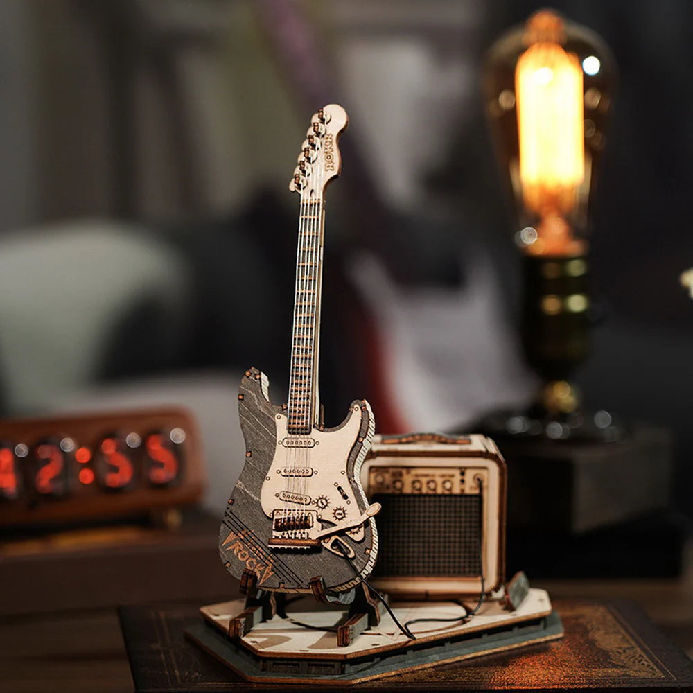 Puzzel 3D Elektrische Gitaar-1