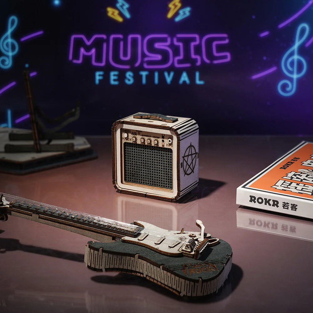 Puzzel 3D Elektrische Gitaar-11
