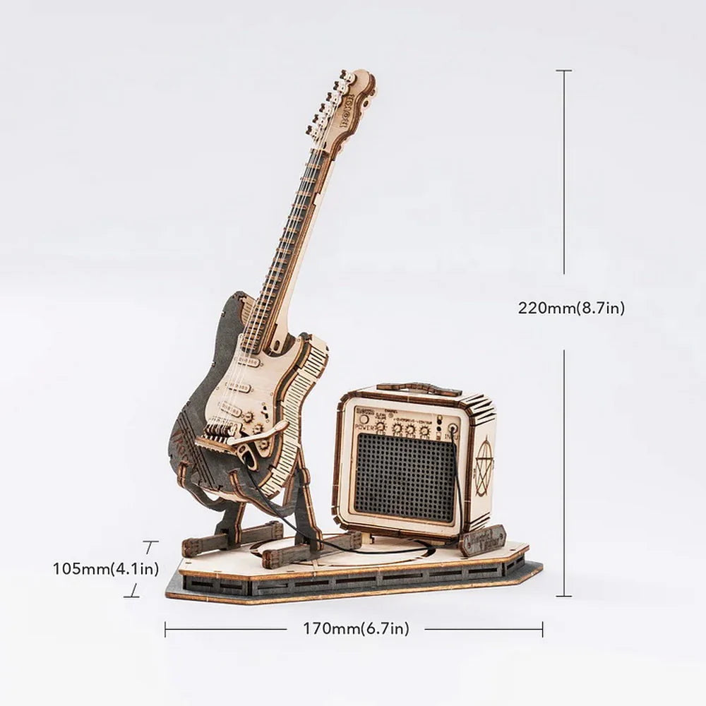 Puzzel 3D Elektrische Gitaar-9