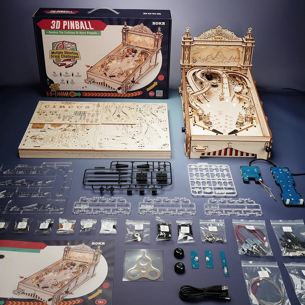Puzzel 3D Flipperkast-4
