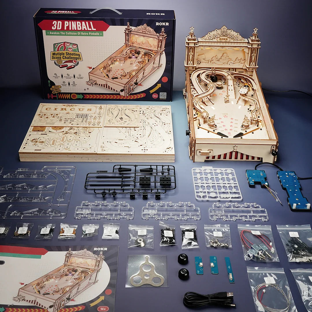 Puzzel 3D Flipperkast-4