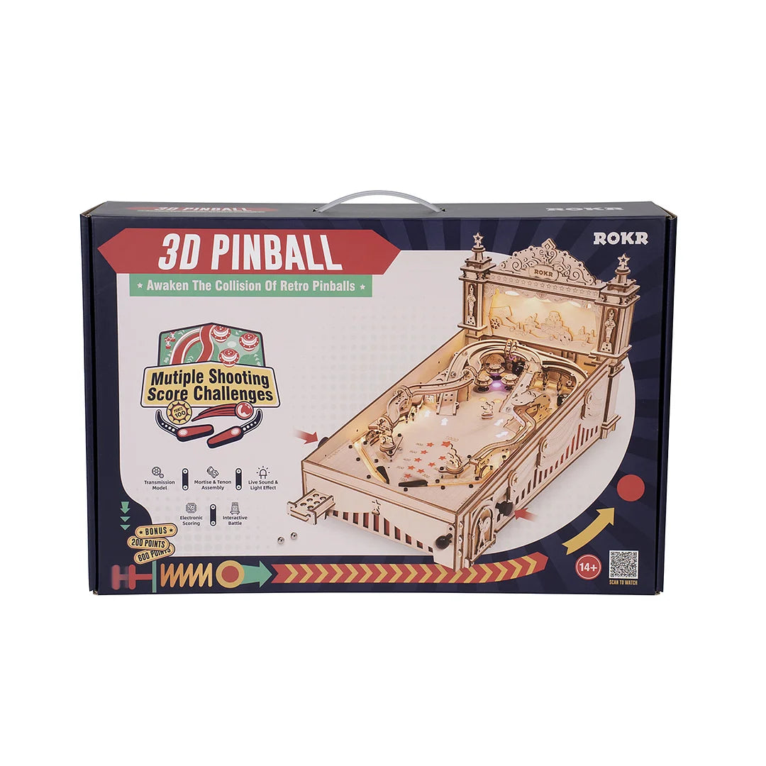 Puzzel 3D Flipperkast-6