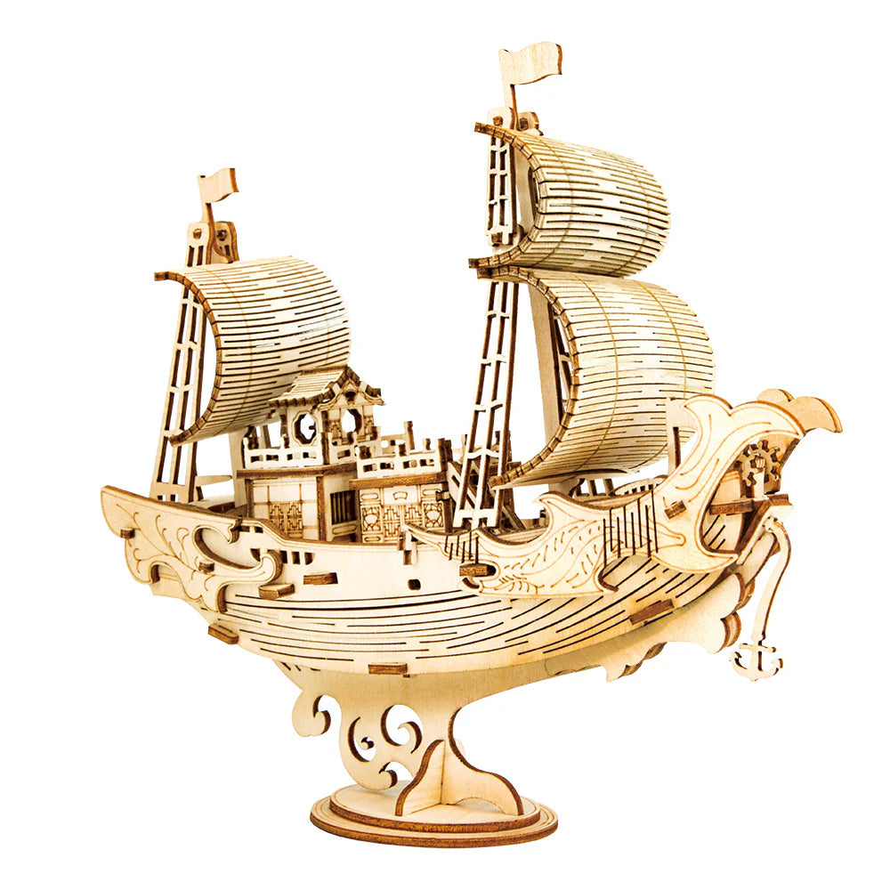 Puzzel 3D Japans Diplomatiek Schip-2