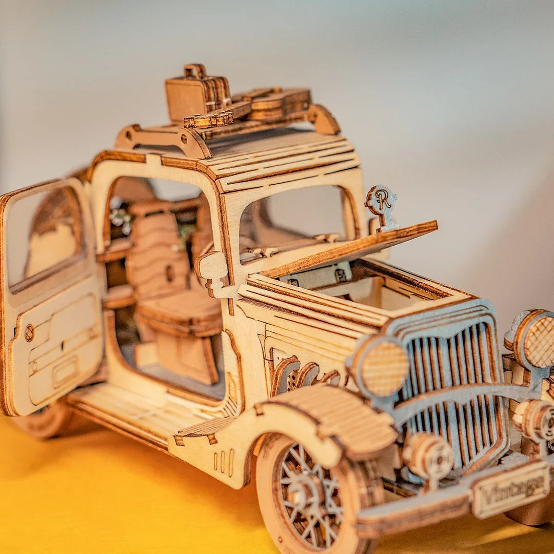 Puzzel 3D Klassieke auto-1