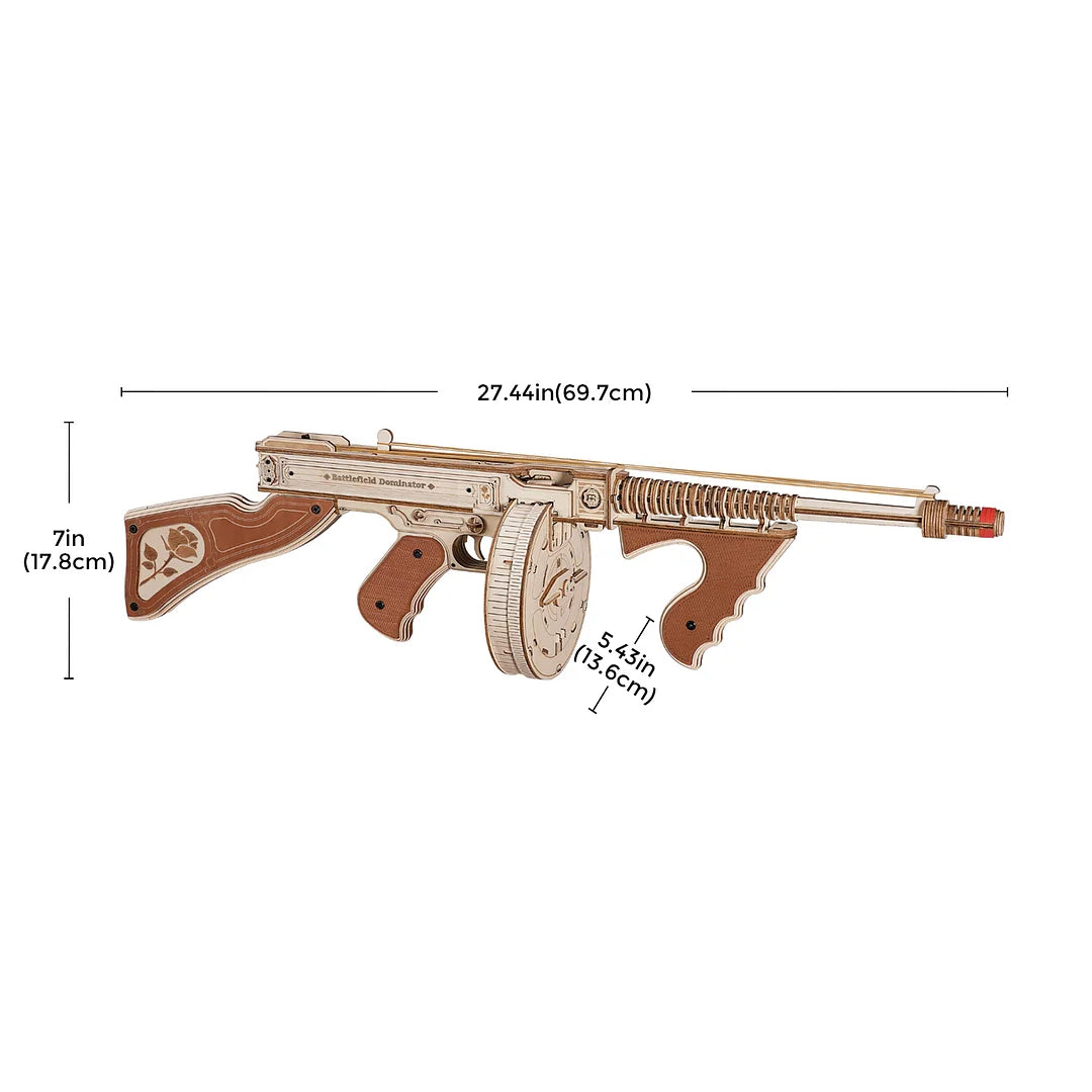 Puzzel 3D Machinepistool-7