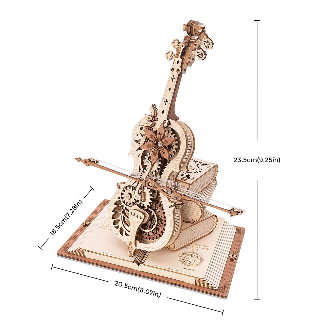 Puzzel 3D Magische Cello-6