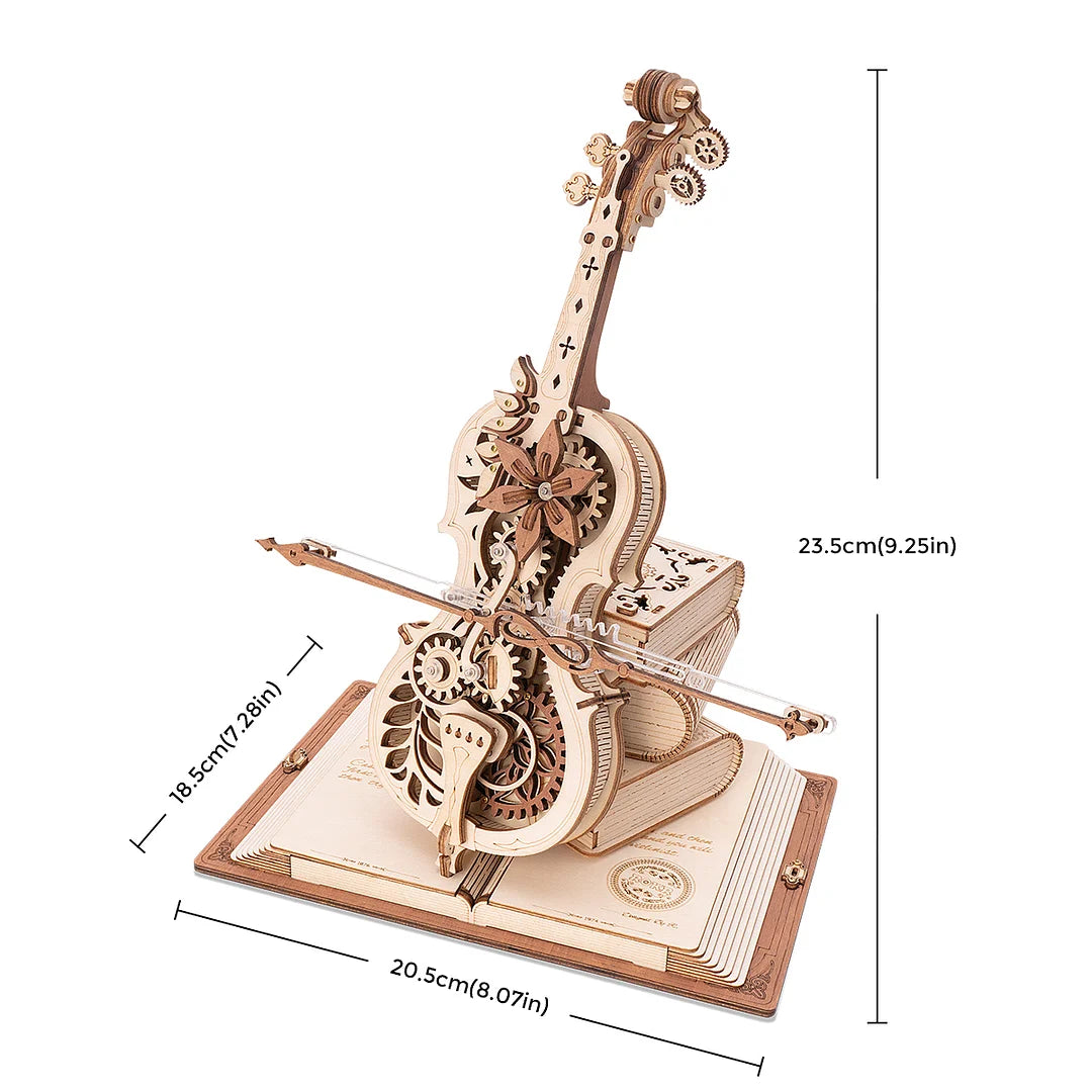 Puzzel 3D Magische Cello-6