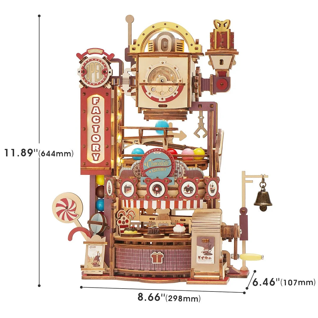 Puzzel 3D Marmeren Chocoladefabriek-5