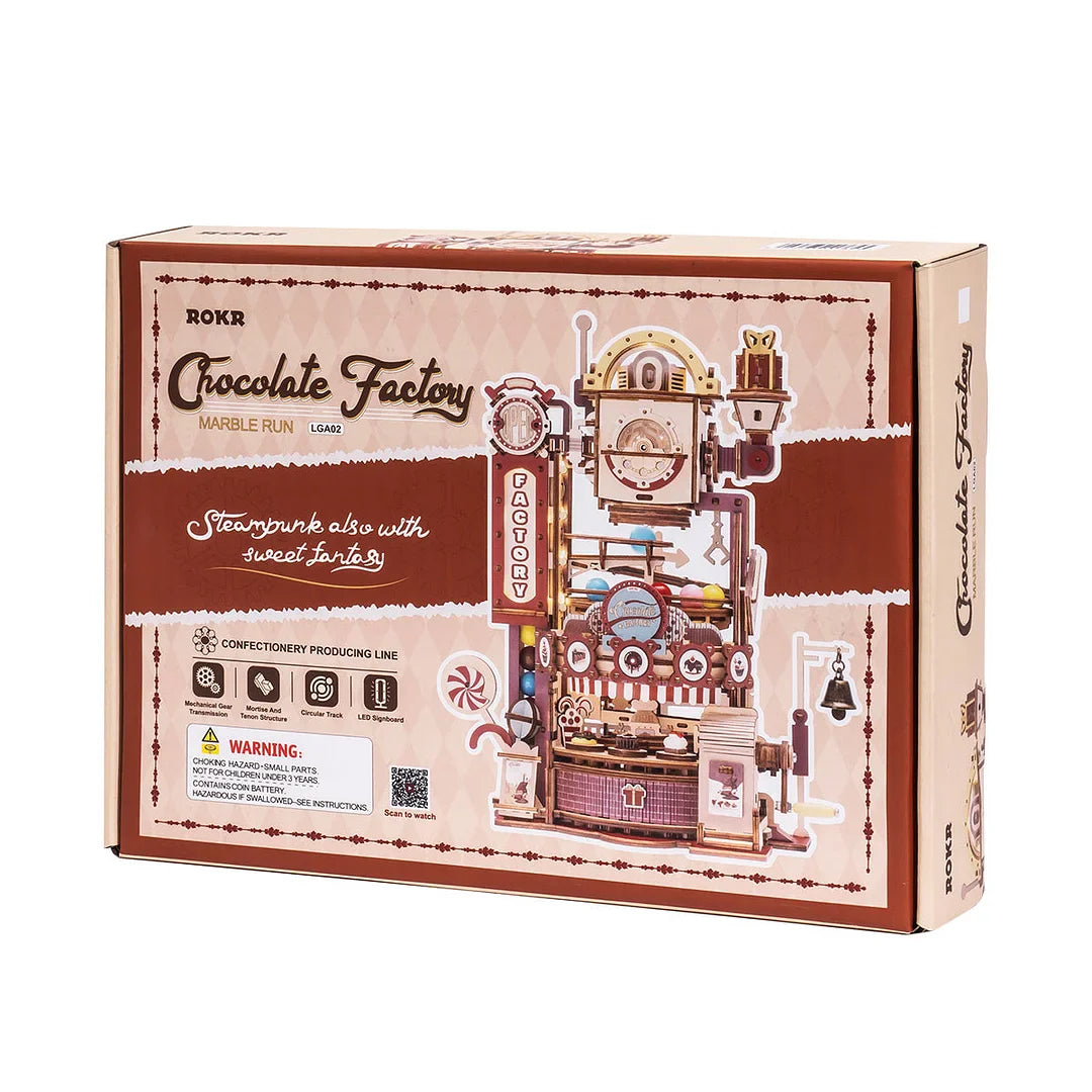 Puzzel 3D Marmeren Chocoladefabriek-6