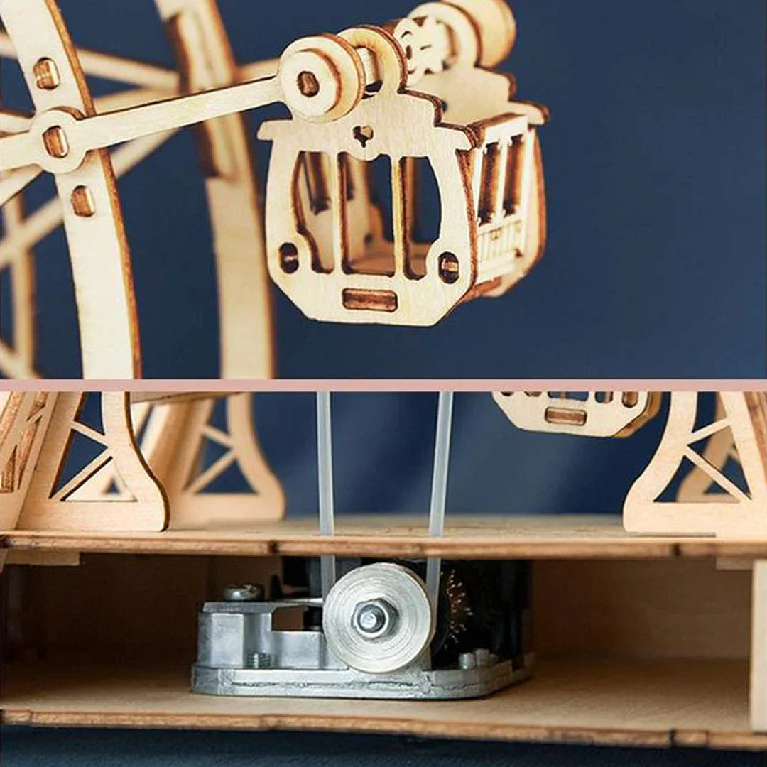 Puzzel 3D Muziekdoos Reuzenrad-2