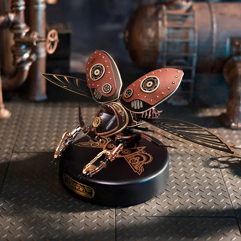Puzzel 3D Neushoornkever-1