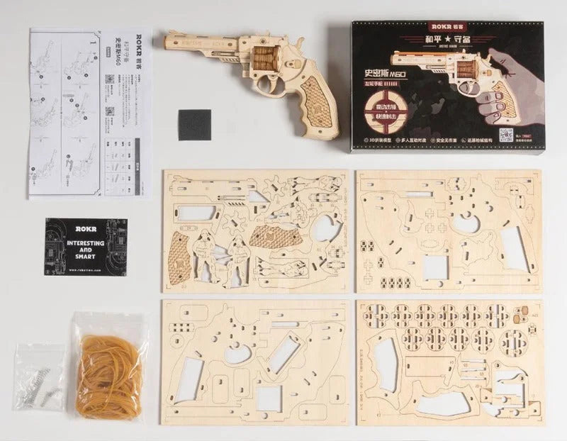 Puzzel 3D Pistool Corsac M60-6
