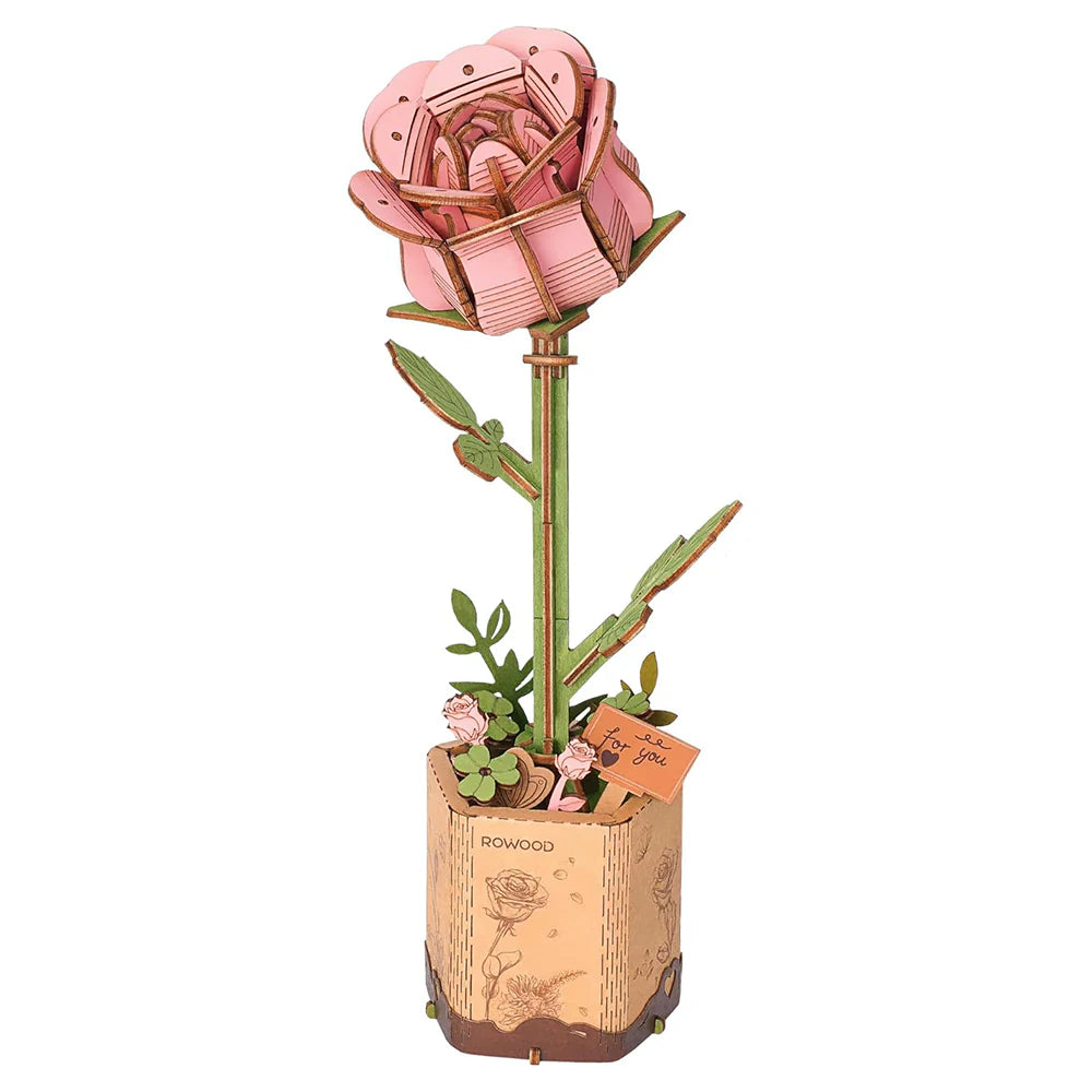 Puzzel 3D Roze roze-2