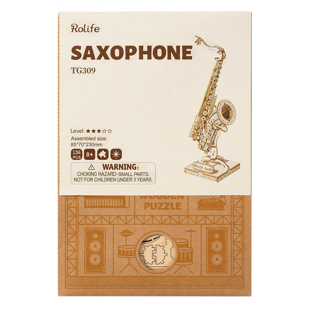 Puzzel 3D Saxofoon-3
