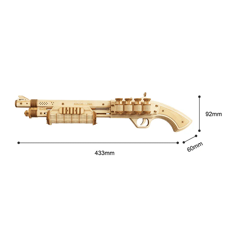 Puzzel 3D Terminator M870 wapen-7