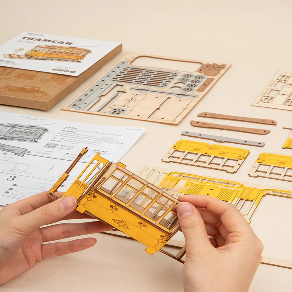 Puzzel 3D Tram-6
