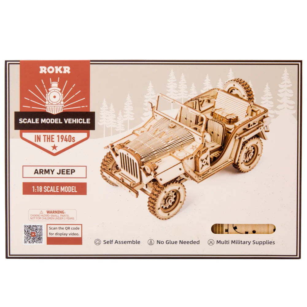 Puzzel 3D Veldvoertuig van het leger-3