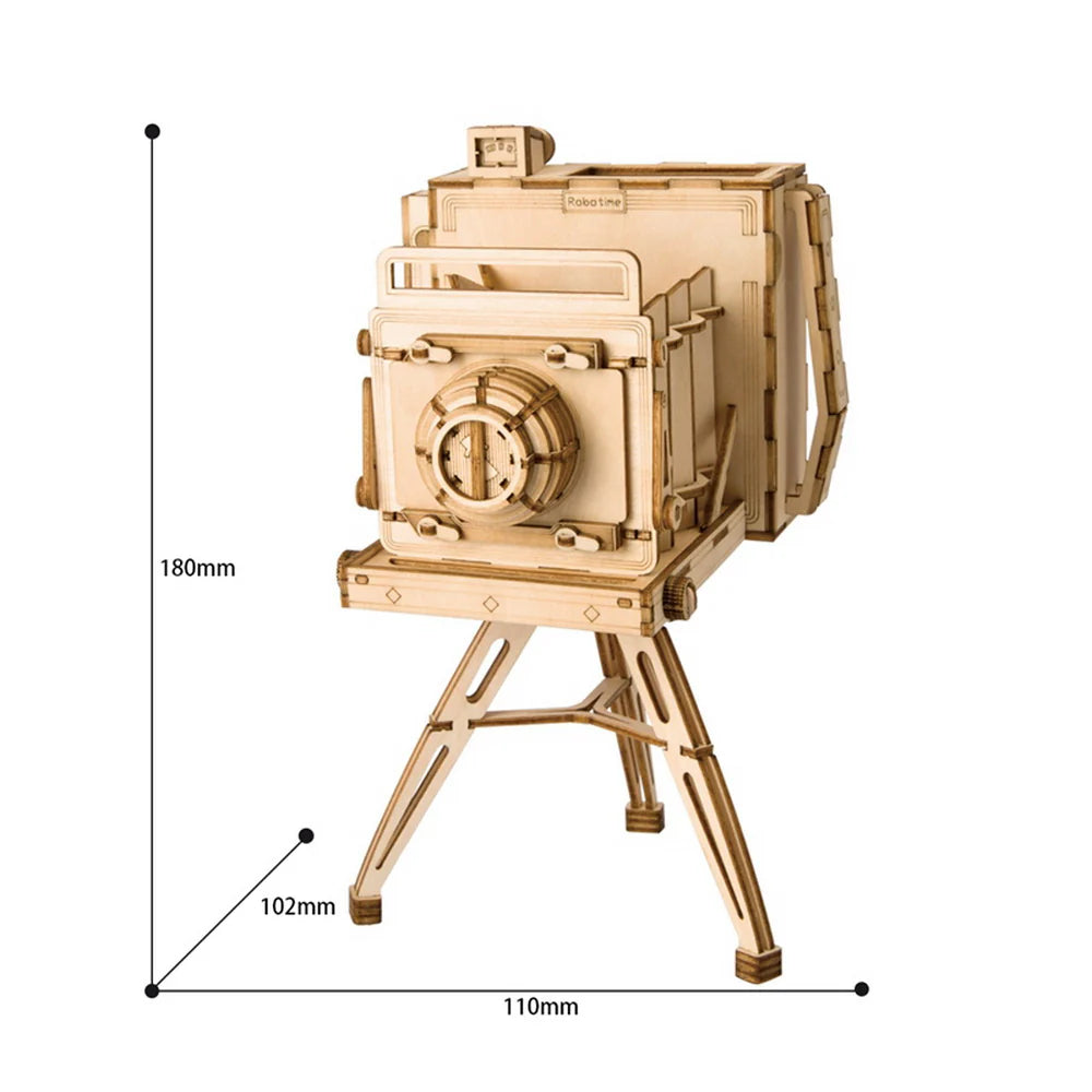 Puzzel 3D Vintage Camera-9