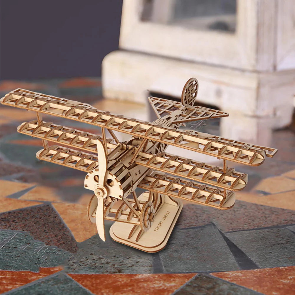 Puzzel 3D Vliegtuig-1