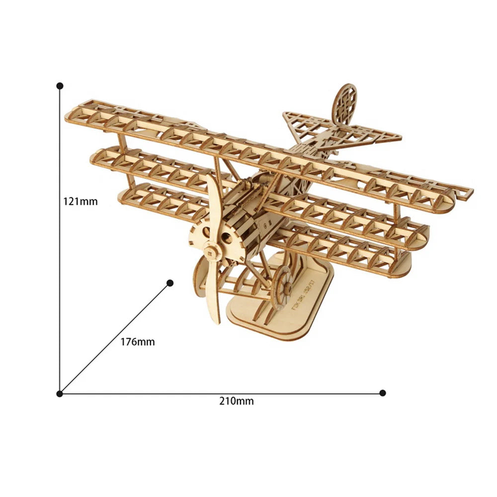 Puzzel 3D Vliegtuig-11