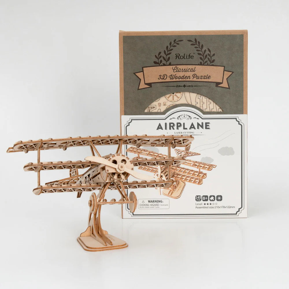 Puzzel 3D Vliegtuig-9