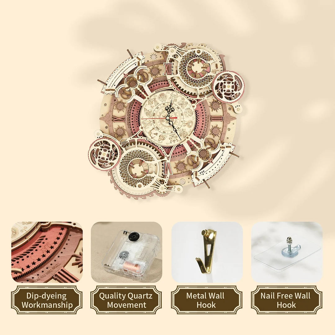 Puzzel 3D Wandklok Zodiak-5