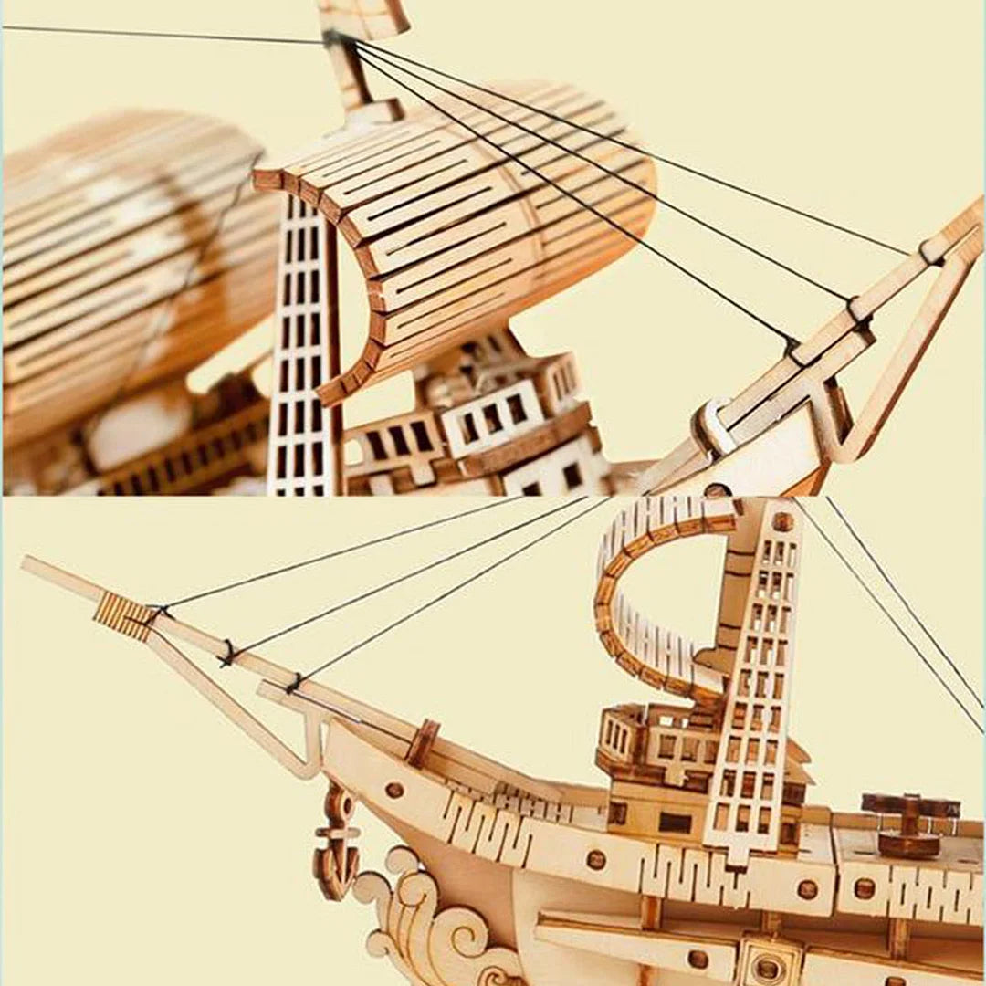 Puzzel 3D Zeilschip-2