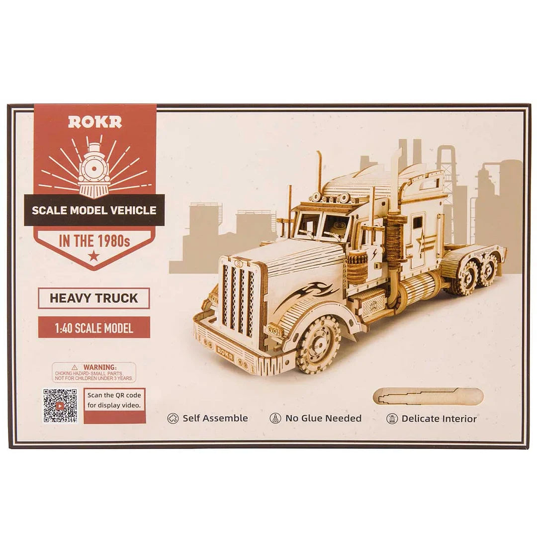 Puzzel 3D Zware Vrachtwagen-6